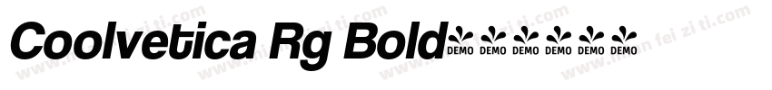 Coolvetica Rg Bold字体转换